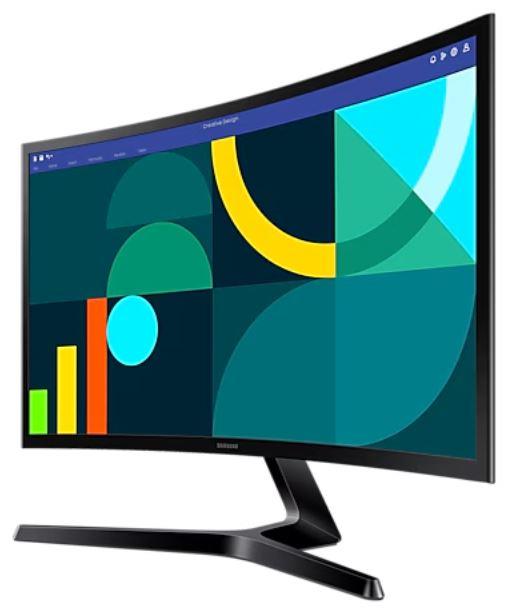 LCD Monitor|SAMSUNG|LS24D366GAUXEN|24″|Business/Curved|Panel VA|1920×1080|16:9|100Hz|4 ms|Tilt|Colour Black|LS24D366GAUXEN