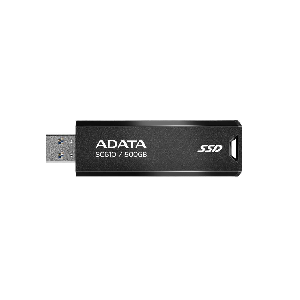 Väline SSD|ADATA|SC610|500GB|USB 3.2|Write speed 500 MBytes/sec|Read s&#...