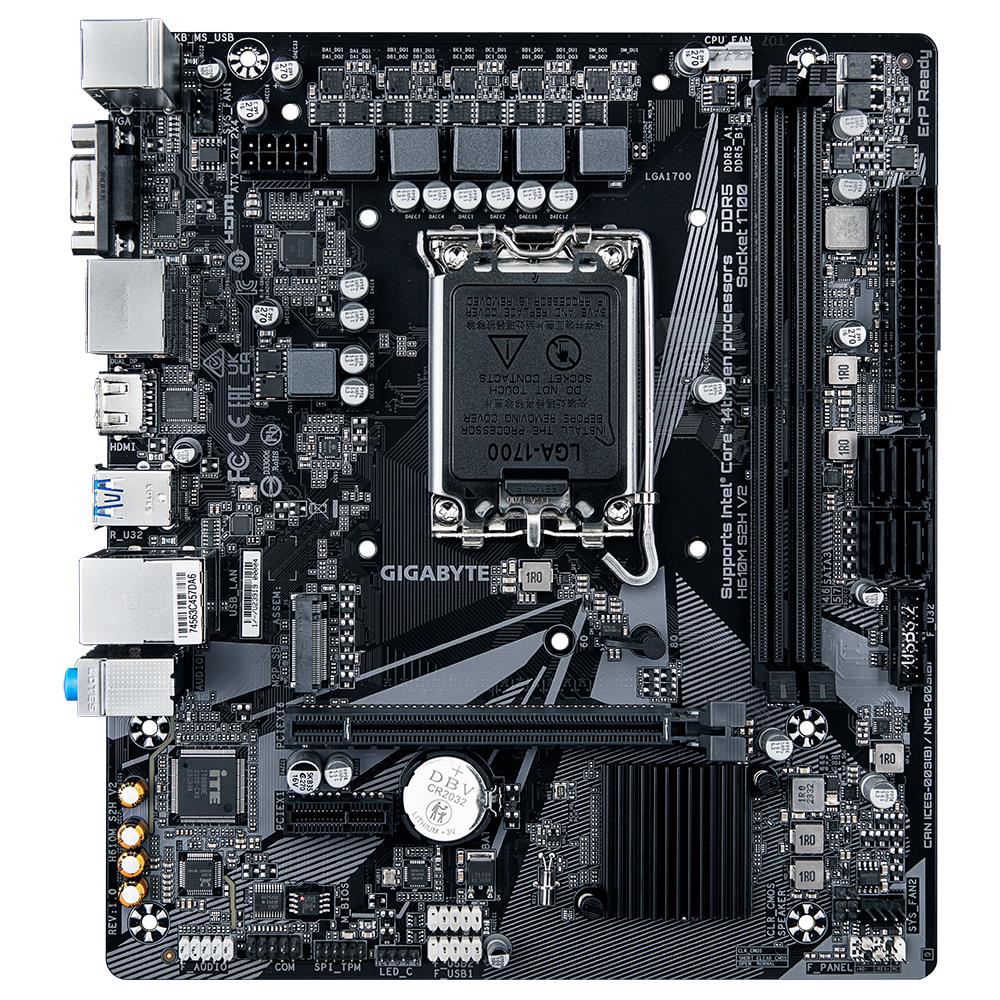 Mainboard|GIGABYTE|Intel H610|LGA1700|Micro-ATX|Memory DDR5|Memory slots...