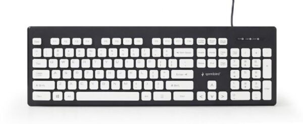 Klaviatuur CHOCOLATE USB ENG/BLACK KB-CH-01 GEMBIRD