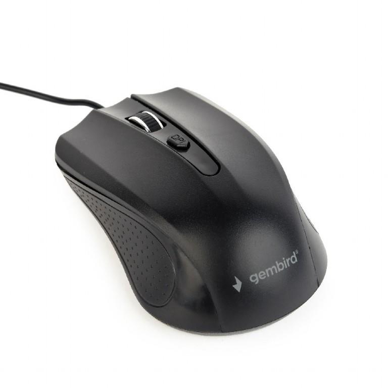 MOUSE USB OPTICAL/BLACK MUS-4B-01 GEMBIRD