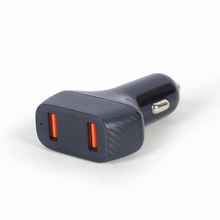 MOBILE CHARGER CAR USB 2PORT/QC3.0 TA-U2QC3-CAR-01 GEMBIRD