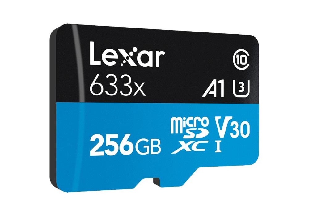 MEMORY MICRO SDXC 256GB UHS-I/W/ADAPTER LSDMI256BB633A LEXAR