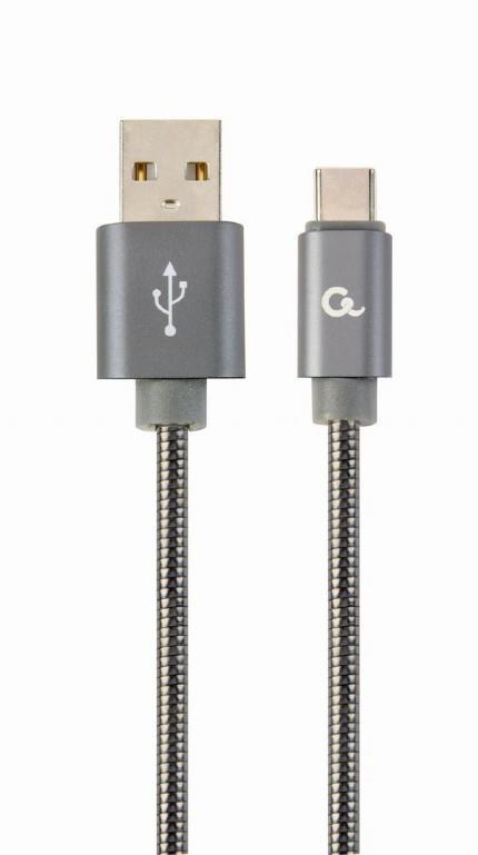 KAABEL USB-C TO USB2 2M PREMIUM/CC-USB2S-AMCM-2M-BG GEMBIRD