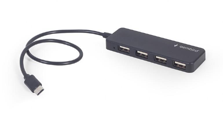 I/O HUB USB-C 4PORT/UHB-CM-U2P4-01 GEMBIRD