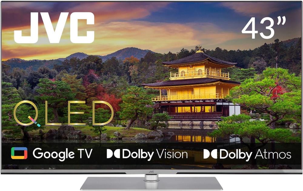 Televiisor|JVC|43″|4K/Smart|QLED|3840×2160|Juhtmevaba LAN|Blu...