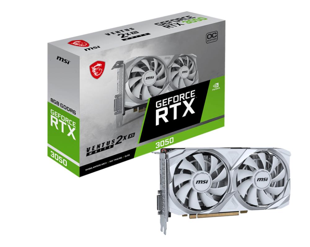 Videokaart|MSI|NVIDIA GeForce RTX 3050|8 GB|GDDR6|128 bit|1xDVI-D|1xH&#8...