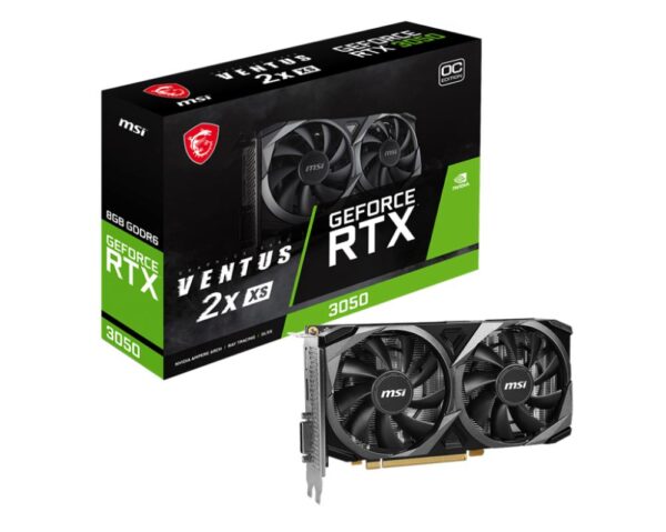 Videokaart|MSI|NVIDIA GeForce RTX 3050|8 GB|GDDR6|128 bit|PCIE 4.0 8x...