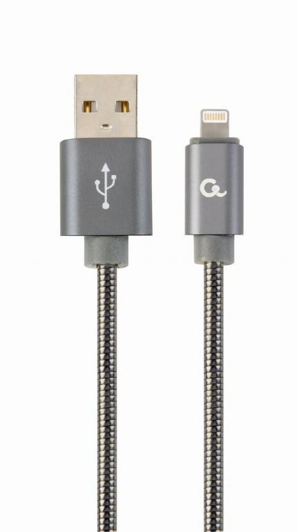 KAABEL LIGHTNING TO USB2 2M/CC-USB2S-AMLM-2M-BG GEMBIRD