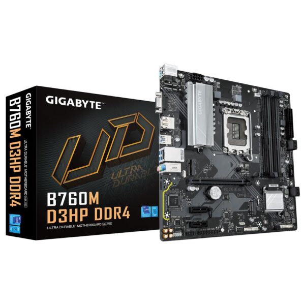 Emaplaat|GIGABYTE|Intel B760 Express|LGA1700|Micro-ATX|Memory DDR4|Memo...