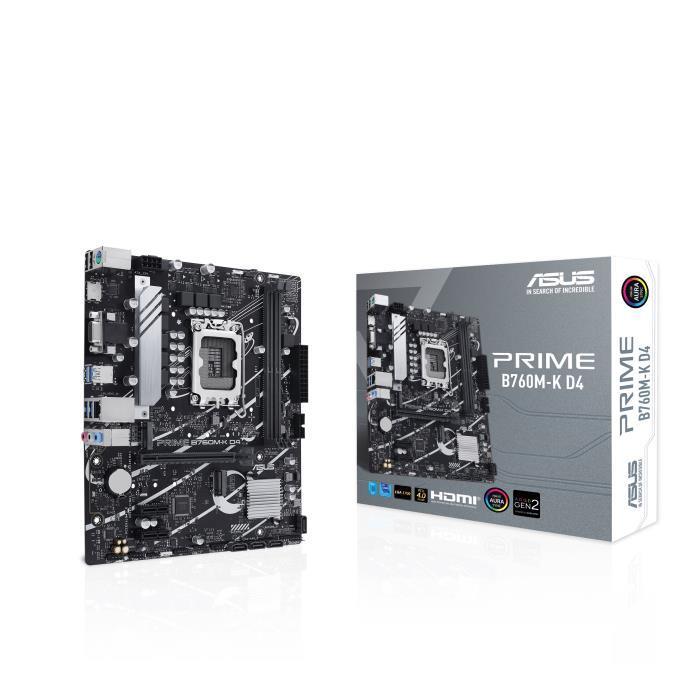 Emaplaat|ASUS|Intel B760 Express|LGA1700|Micro-ATX|Memory DDR4|Memory s&...