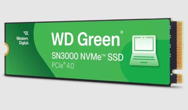 SSD|WESTERN DIGITAL|Green|1TB|M.2|PCIe Gen4|NVMe|Write speed 4200 MBytes/sec|Read speed 5000 MBytes/sec|2.3mm|TBW 150 TB|WDS100T4G0E