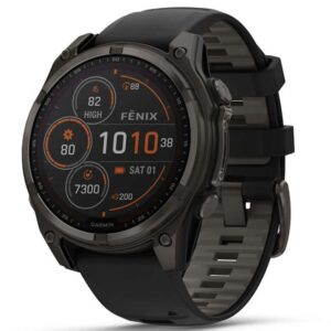SMARTWATCH FENIX 8 SAPP. SOLAR/BLACK/GRAY 010-02907-11 GARMIN