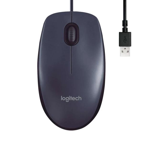 MOUSE USB OPTICAL B100/BLACK OEM 910-003357 LOGITECH