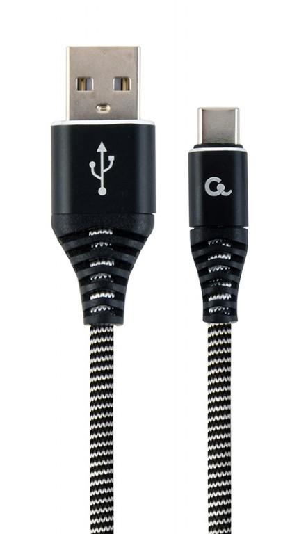 KAABEL USB-C TO USB2 1M BLK/WHT/CC-USB2B-AMCM-1M-BW GEMBIRD