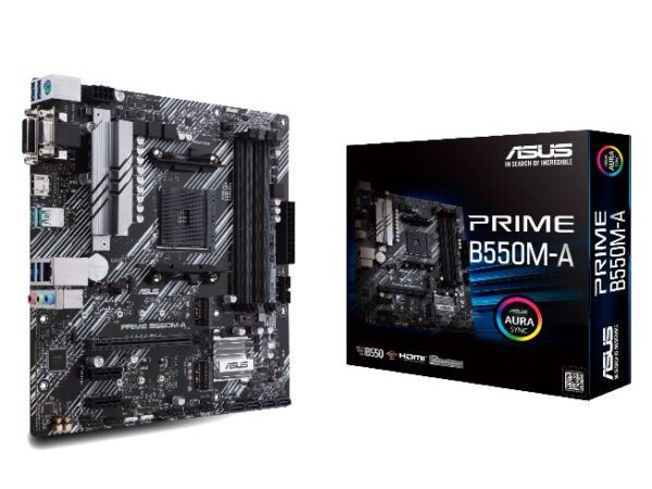 Emaplaat|ASUS|AMD B550|SAM4|MicroATX|Memory DDR4|Memory slots 4|2xPCI-E...