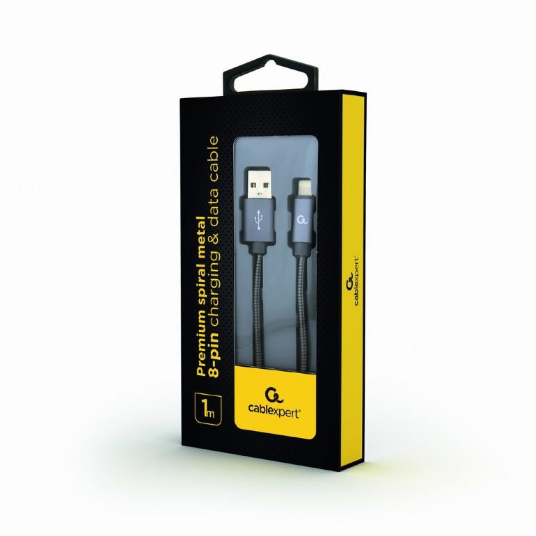 KAABEL LIGHTNING TO USB2 1M/CC-USB2S-AMLM-1M-BG GEMBIRD