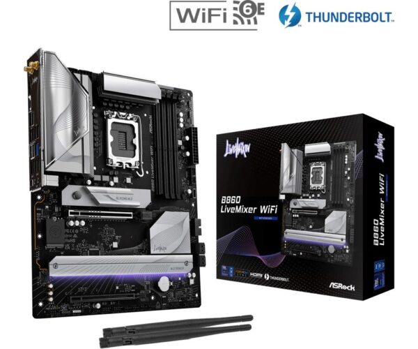 Emaplaat|ASROCK|Intel B860 Express|LGA1851|ATX|Memory DDR5|Memory slots...