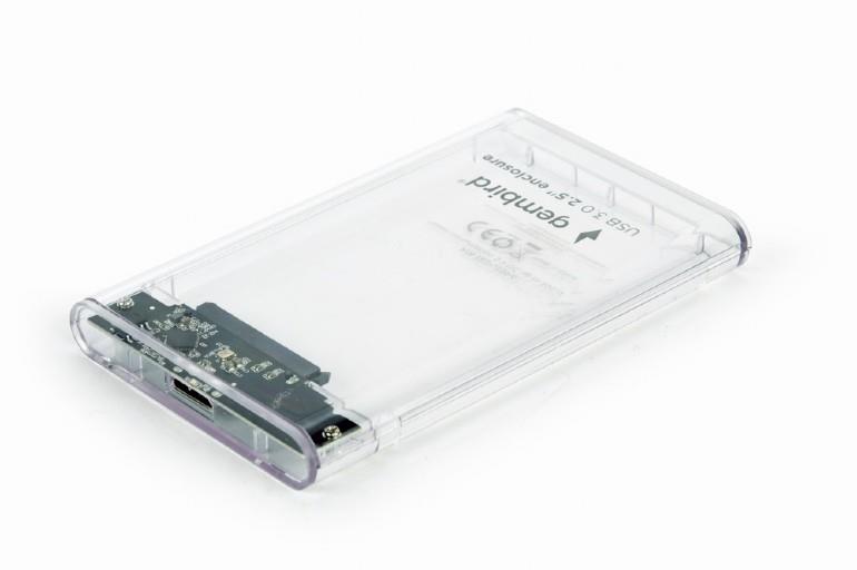 HDD CASE EXT. USB3 2.5″/TRANSPARENT EE2-U3S9-6 GEMBIRD