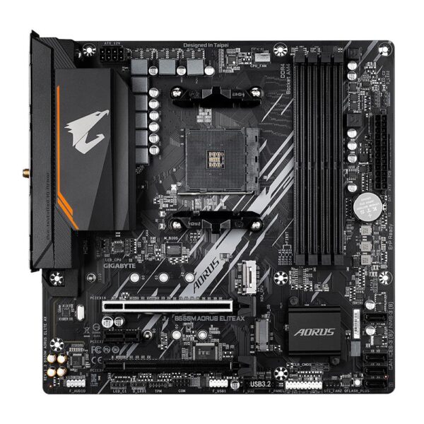 Emaplaat|GIGABYTE|AMD B550|SAM4|Micro-ATX|Memory DDR4|Memory slots 4|1x...