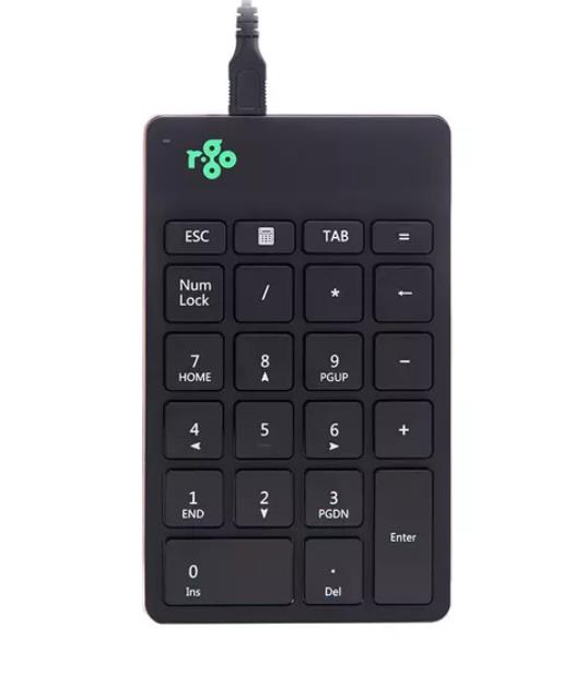 Klaviatuur NUMPAD BREAK/BLACK RGOCONMWDBL R-GO TOOLS