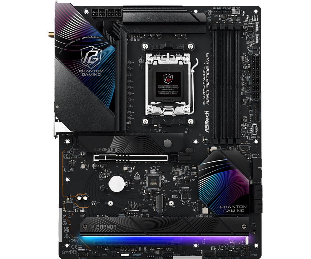 Emaplaat|ASROCK|AMD B850|SAM5|ATX|Memory DDR5|Memory slots 4|1xPCI-Expr&...