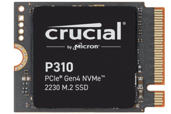 SSD|CRUCIAL|P310|1TB|M.2|PCIe Gen4|NVMe|3D NAND|Write speed 6000 MBytes/sec|Read speed 7100 MBytes/sec|TBW 220 TB|CT1000P310SSD2