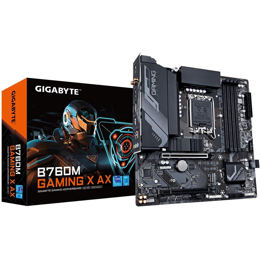 Mainboard|GIGABYTE|Intel B760 Express|LGA1700|Micro-ATX|Memory DDR5|Memo...