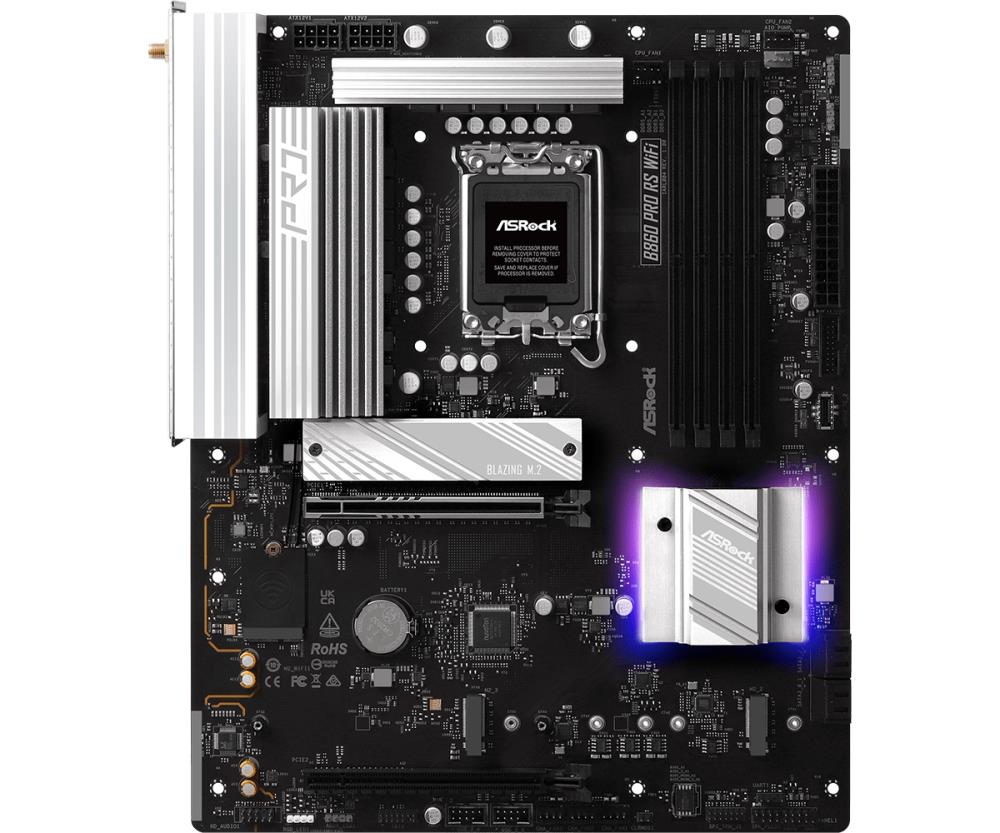 Emaplaat|ASROCK|Memory DDR5|Memory slots 4|1xPCI-Express 4.0 16x|1xPCI-…