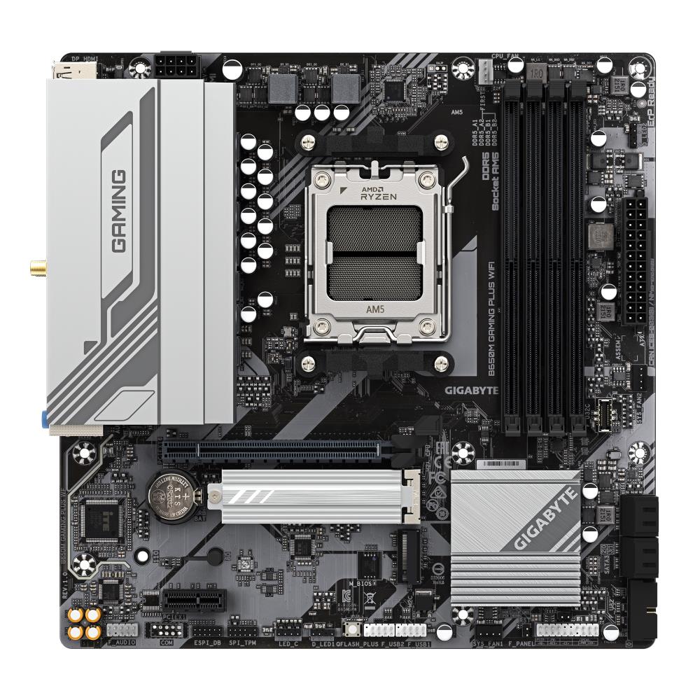 Mainboard|GIGABYTE|AMD B650|SAM5|Micro-ATX|Memory DDR5|Memory slots 4|1x...