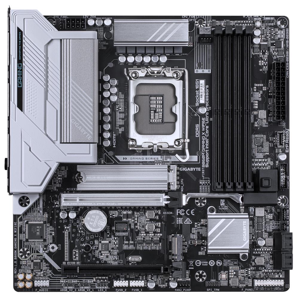 Mainboard|GIGABYTE|Intel B860 Express|LGA1851|Micro-ATX|Memory DDR5|Memo...