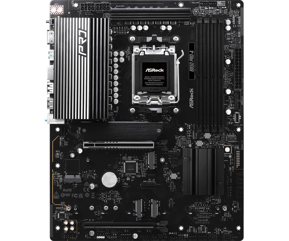 Emaplaat|ASROCK|AMD B850|SAM5|ATX|Memory DDR5|Memory slots 4|1xPCI-Expr&...