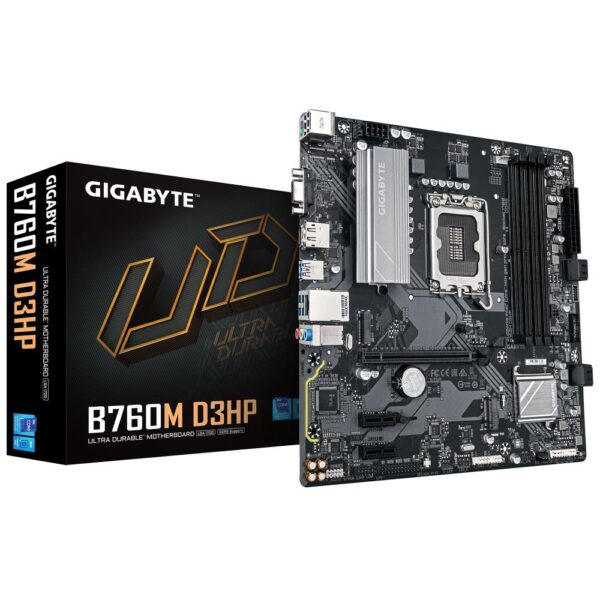 Emaplaat|GIGABYTE|Intel B760 Express|LGA1700|Micro-ATX|Memory DDR5|Memo...