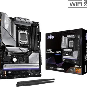 Emaplaat|ASROCK|AMD B850|SAM5|ATX|Memory DDR5|Memory slots 4|2xPCI-Expr...
