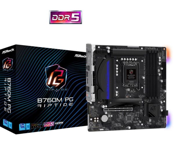 Emaplaat|ASROCK|Intel B760 Express|LGA1700|Micro-ATX|Memory DDR5|Memory...