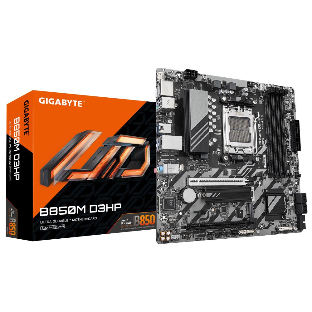 Emaplaat|GIGABYTE|AMD B850|SAM5|ATX|Memory DDR5|Memory slots 4|1xPCI-Ex&...