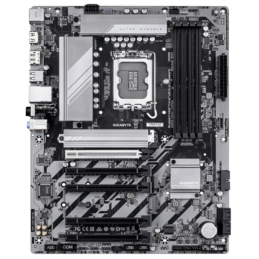 Emaplaat|GIGABYTE|Intel B860 Express|LGA1851|ATX|Memory DDR5|5xPCI-Expr&...