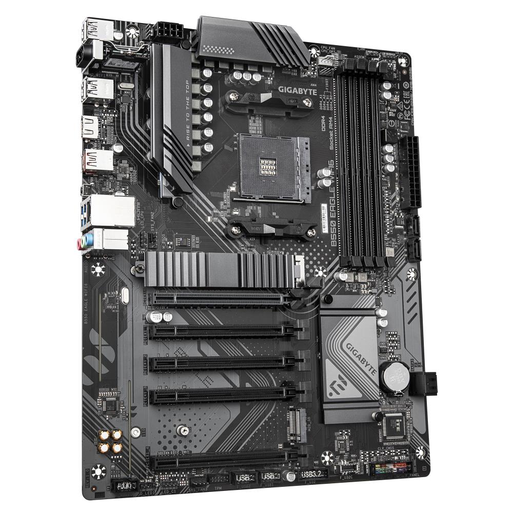 Mainboard|GIGABYTE|AMD B550|SAM4|ATX|Memory DDR4|Memory slots 4|4xPCI-Ex...