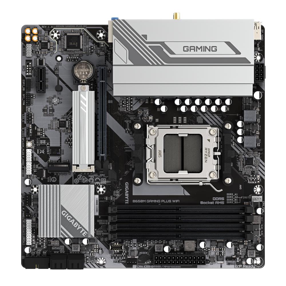 Mainboard|GIGABYTE|AMD B650|SAM5|Micro-ATX|Memory DDR5|Memory slots 4|1x...