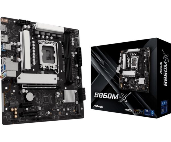 Emaplaat|ASROCK|Intel B860 Express|LGA1851|Micro-ATX|Memory DDR5|Memory...