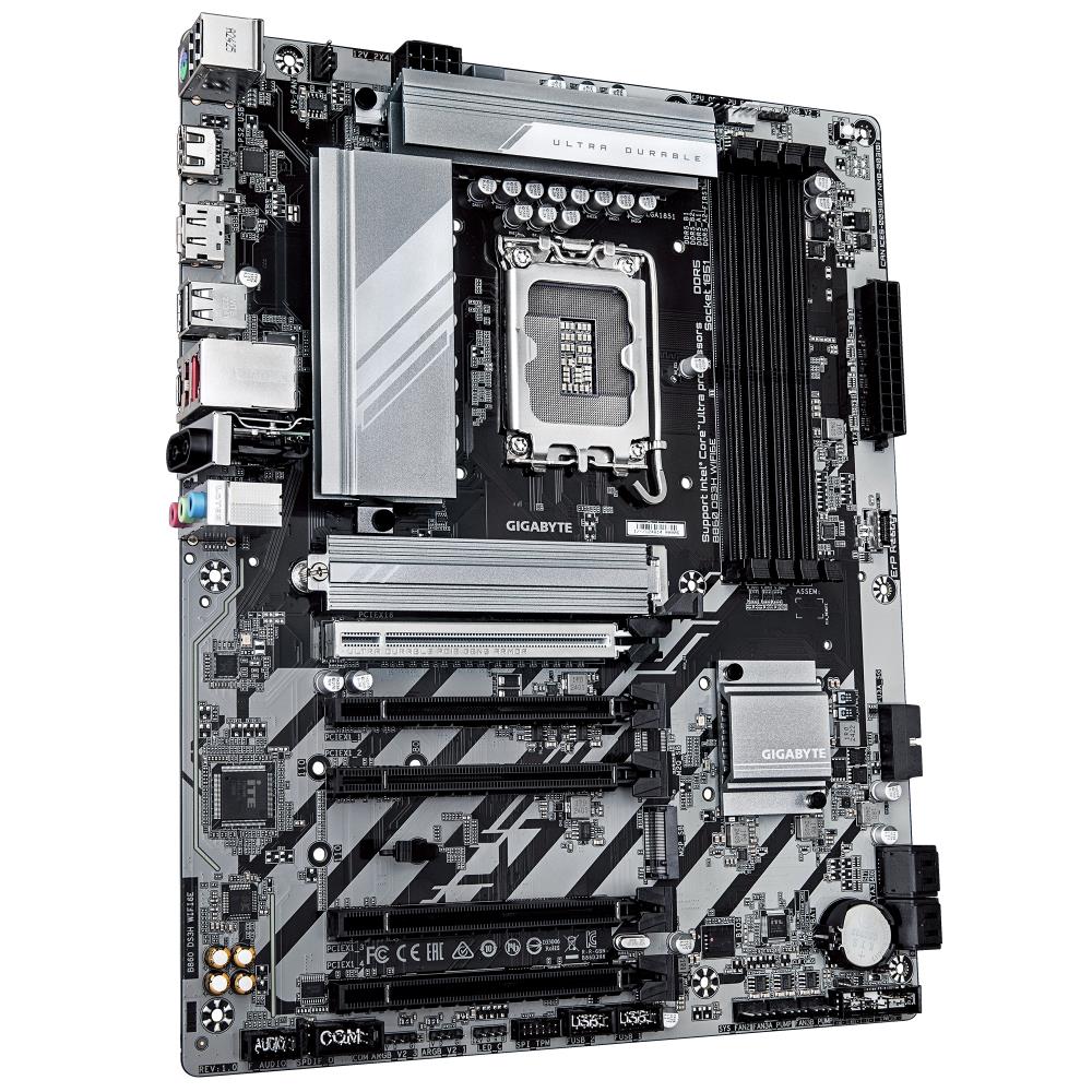 Emaplaat|GIGABYTE|Intel B860 Express|LGA1851|ATX|Memory DDR5|5xPCI-Expr&...