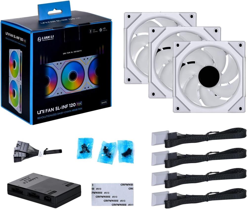 CASE FAN 120MM/G99.12SLIN3W.00 LIAN LI