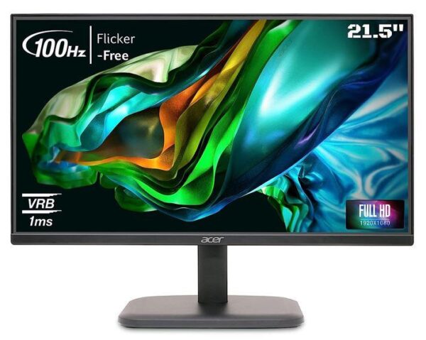 LCD Monitor|ACER|UM.WE1EE.301|21.5"|Panel IPS|1920x1080|100Hz|Matte|1 ms|Tilt|Colour Black|UM.WE1EE.301