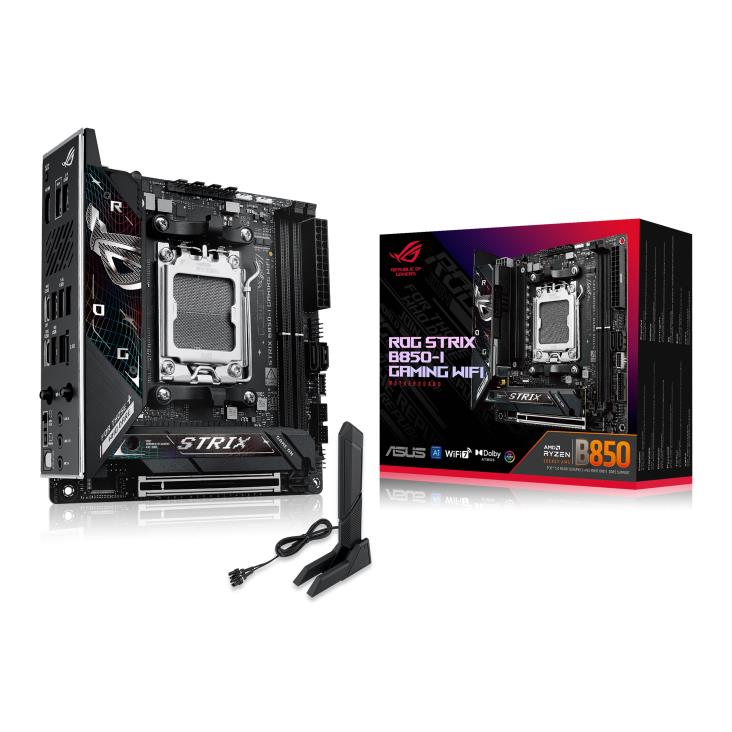 Emaplaat|ASUS|AMD B850|SAM5|Mini-ITX|Memory DDR5|Memory slots 2|1xPCI-E&...