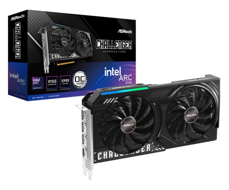 Graphics Card|ASROCK|Intel Arc A580|12 GB|GDDR6|192 bit|PCIE 4.0 8x|GPU ...