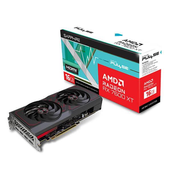 Videokaart|SAPPHIRE|AMD Radeon RX 7600 XT|16 GB|GDDR6|128 bit|PCIE 4&#82...