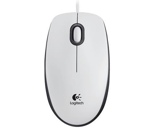 MOUSE USB OPTICAL M100/WHITE 910-006764 LOGITECH