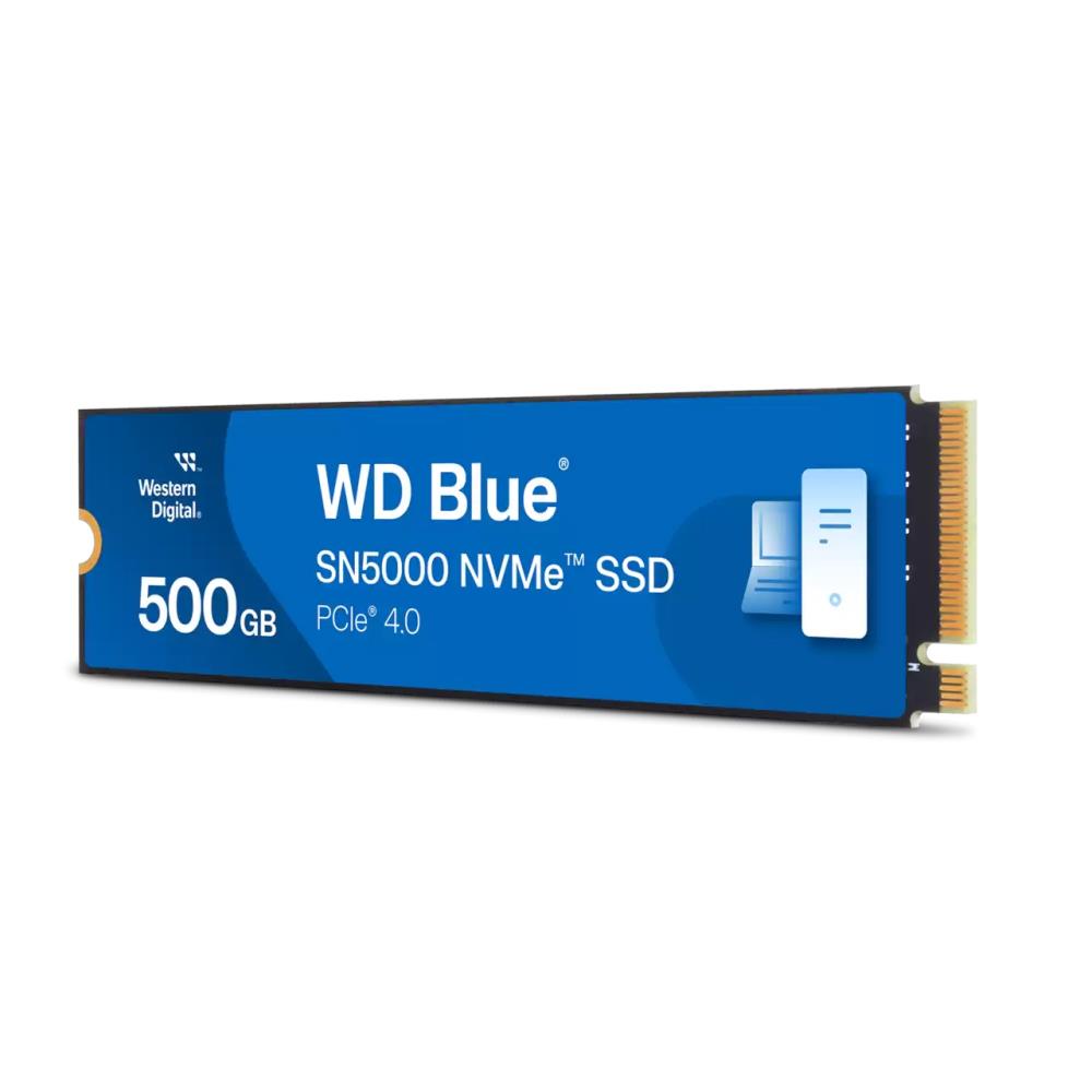 SSD|WESTERN DIGITAL|Blue SN5000|500GB|M.2|PCIe Gen4|NVMe|Write speed 400...