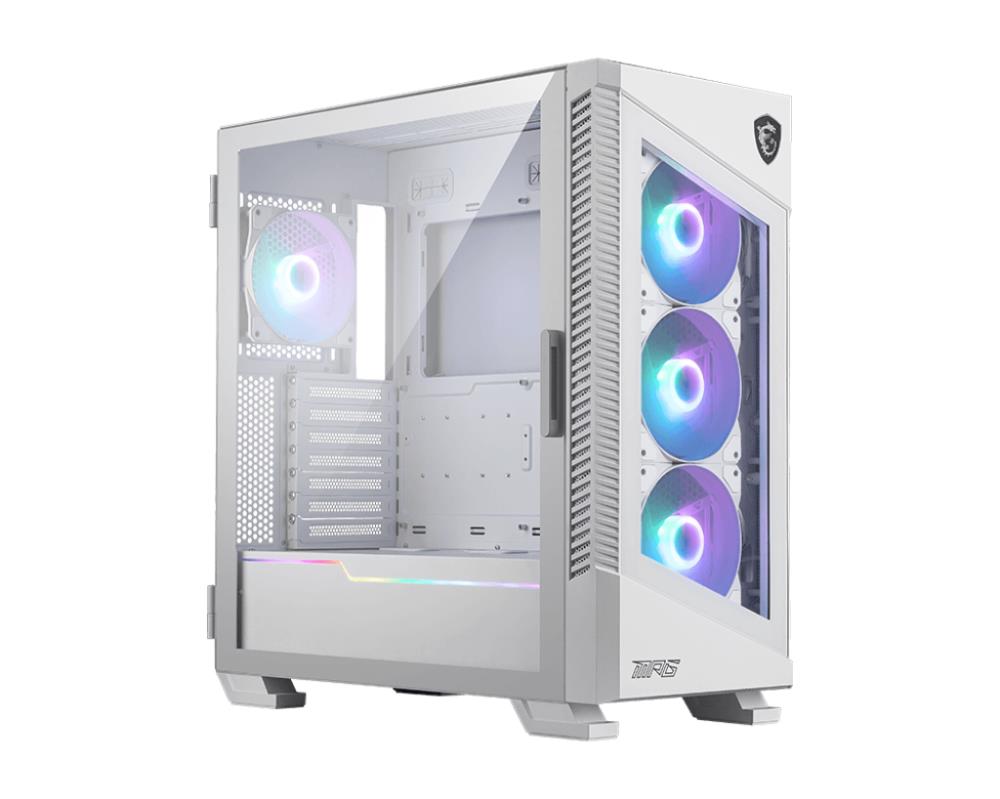 Case|MSI|MPG VELOX 100R WHITE|MidiTower|Case product features Transparen...