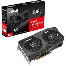 Videokaart|ASUS|AMD Radeon RX 7600|8 GB|GDDR6|128 bit|PCIE 4.0 8x|Two…